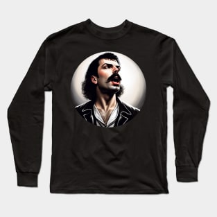 Legend In Black And White Mode Long Sleeve T-Shirt